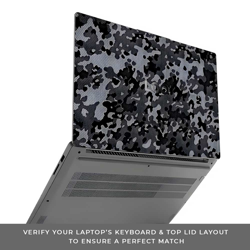 Stealth Grey Camo Lenovo LOQ Essential 15IAX9E Laptop Skin