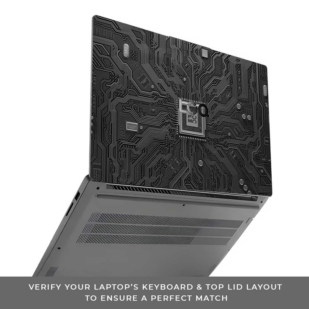 FOMO Circuit Dark Mode Lenovo LOQ Essential 15IAX9E Laptop Skin