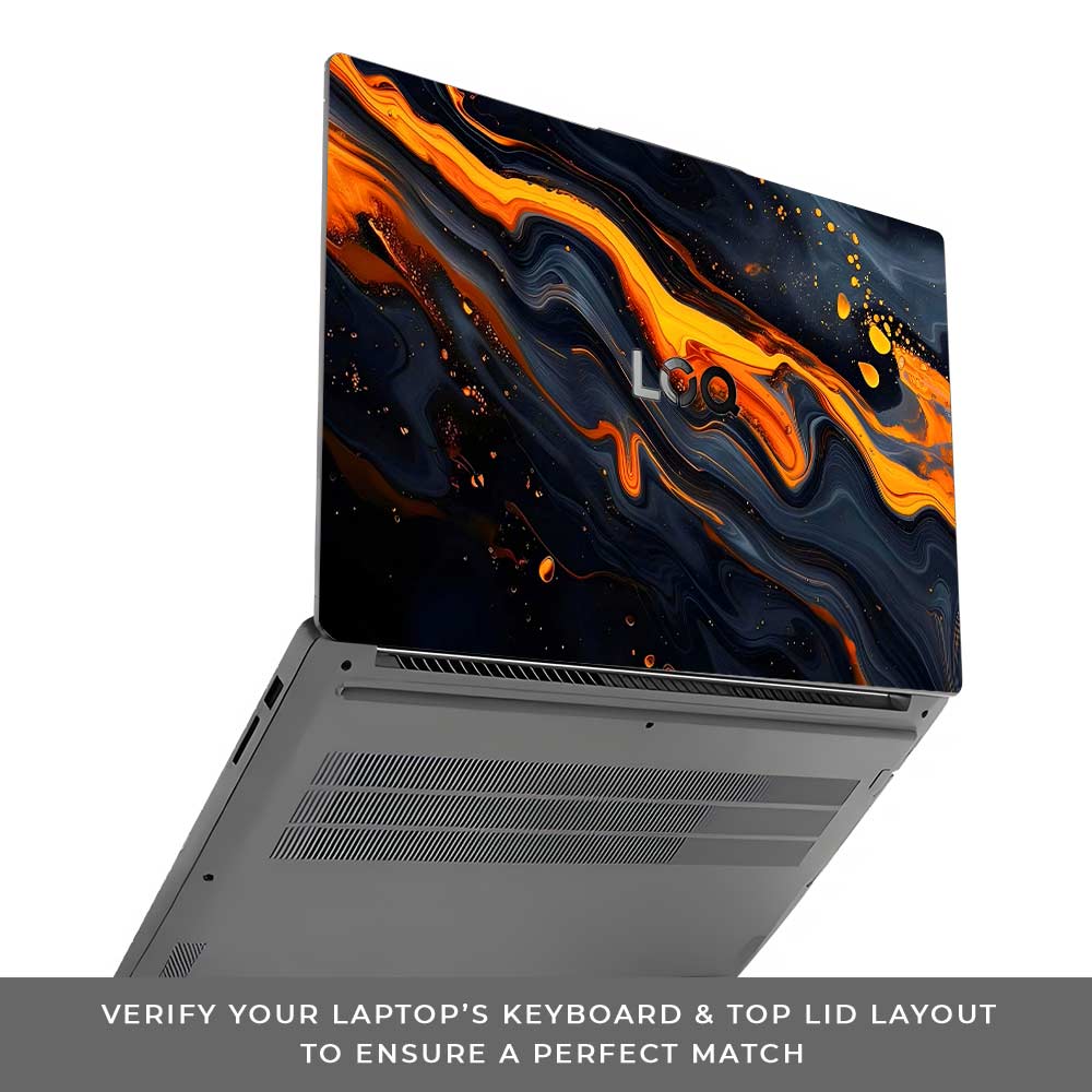Lava Marble Lenovo LOQ Essential 15IAX9E Laptop Skin