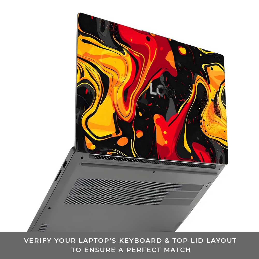 Lava Burst Lenovo LOQ Essential 15IAX9E Laptop Skin