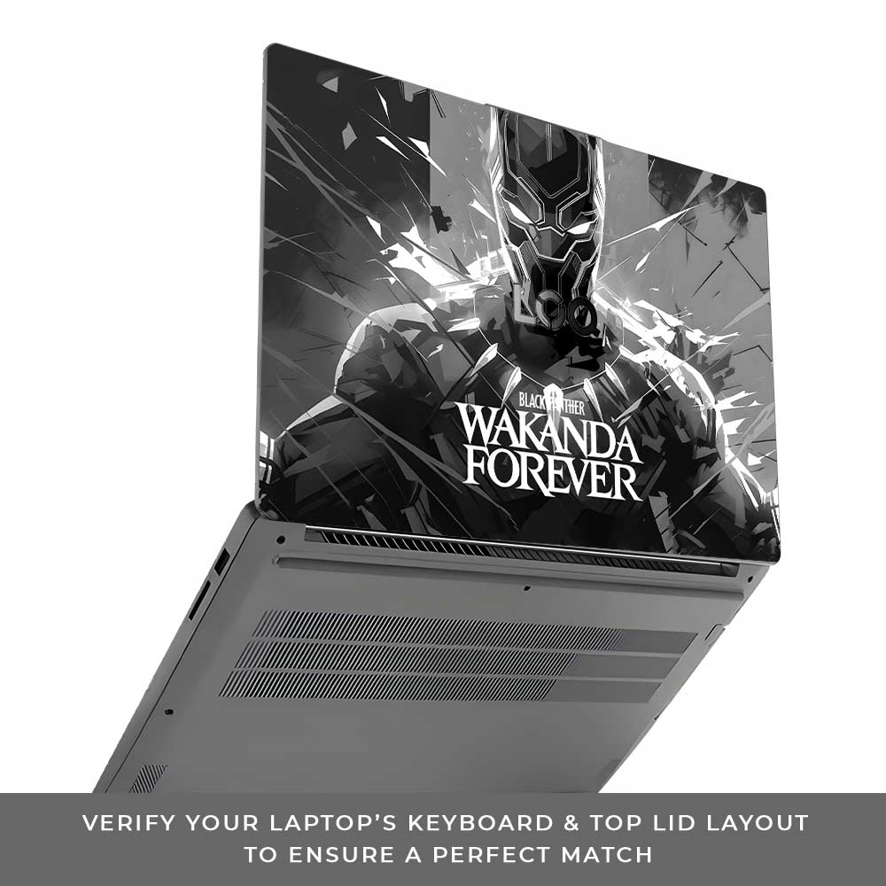 Black Panther Wakanda Forever Lenovo LOQ Essential 15IAX9E Laptop Skin