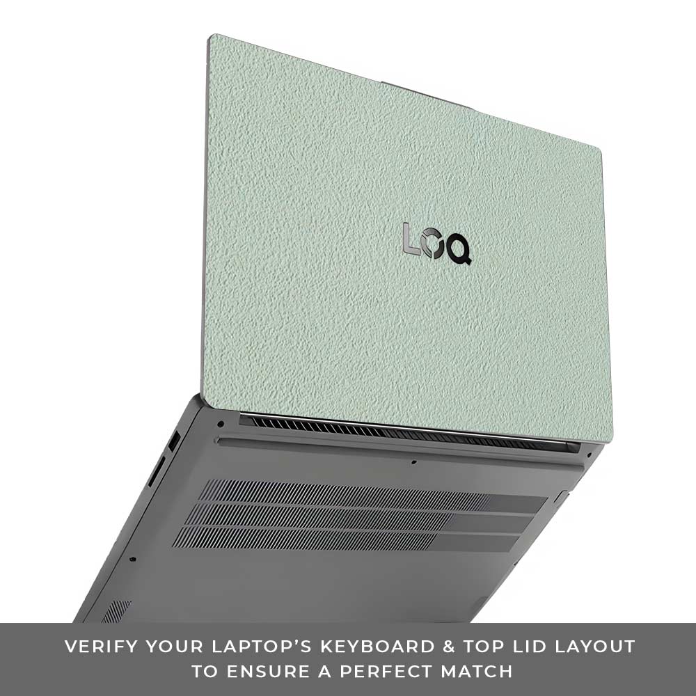 Textured Aqua Stone Lenovo LOQ Essential 15IAX9E Laptop Skin