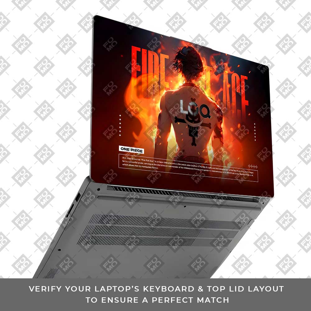 Fire Fist Ace Lenovo LOQ Essential 15IAX9E Laptop Skin