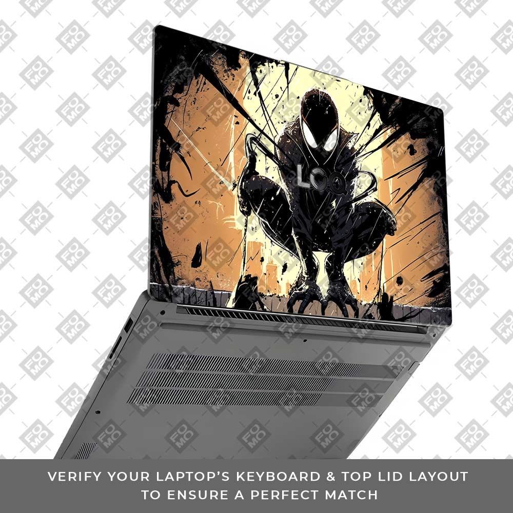 Shadow Spiderman Lenovo LOQ Essential 15IAX9E Laptop Skin