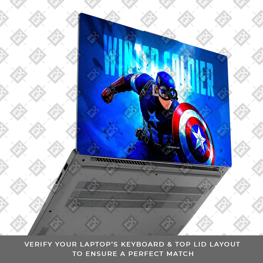 Shield of Justice Captain America Lenovo LOQ Essential 15IAX9E Laptop Skin