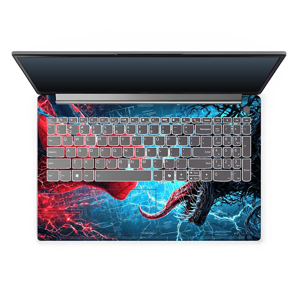 Spiderman vs Venom Showdown Lenovo LOQ Essential 15IAX9E 3D Laptop Skin