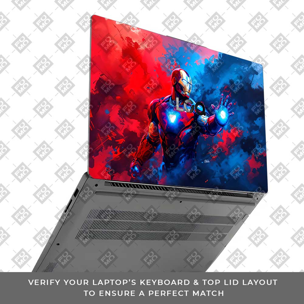 Iron Man Arc Reactor Power Lenovo LOQ Essential 15IAX9E Laptop Skin