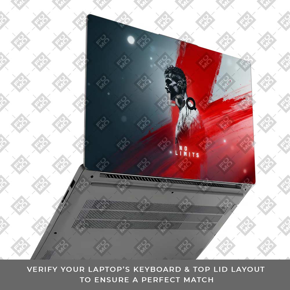 No Limits Ronaldo Spirit Lenovo LOQ Essential 15IAX9E  Laptop Skin