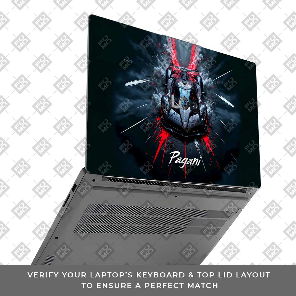 Pagani Midnight Impact Lenovo LOQ Essential 15IAX9E  Laptop Skin
