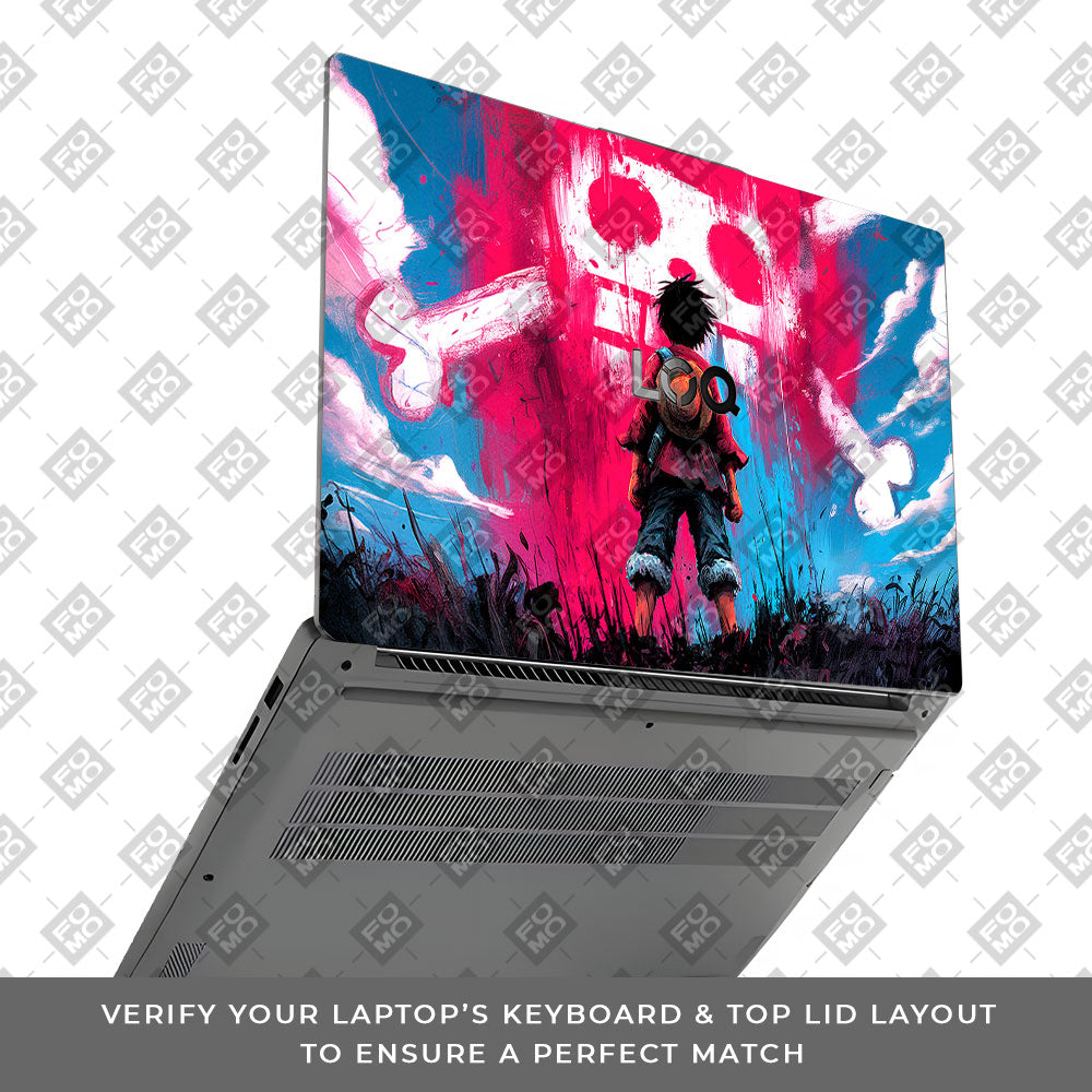 Straw Hat Graffiti One Piece Lenovo LOQ Essential 15IAX9E Laptop Skin