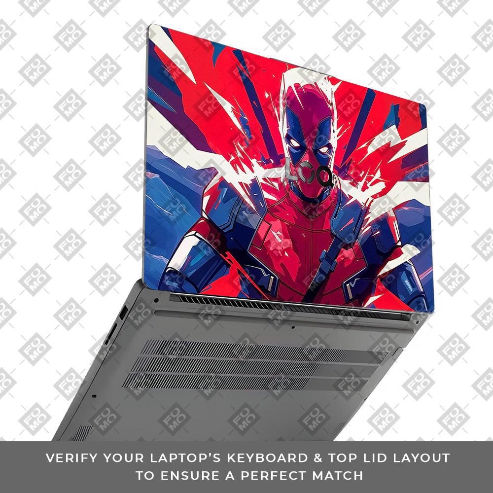 Deadpool Power Burst Lenovo LOQ Essential 15IAX9E 3D Laptop Skin