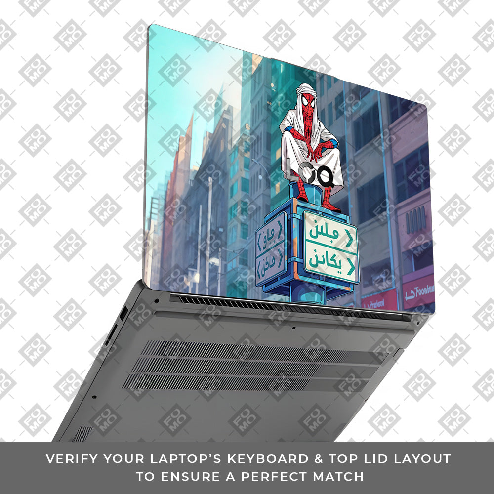 Arabian Spider Man Lenovo LOQ Essential 15IAX9E Laptop Skin
