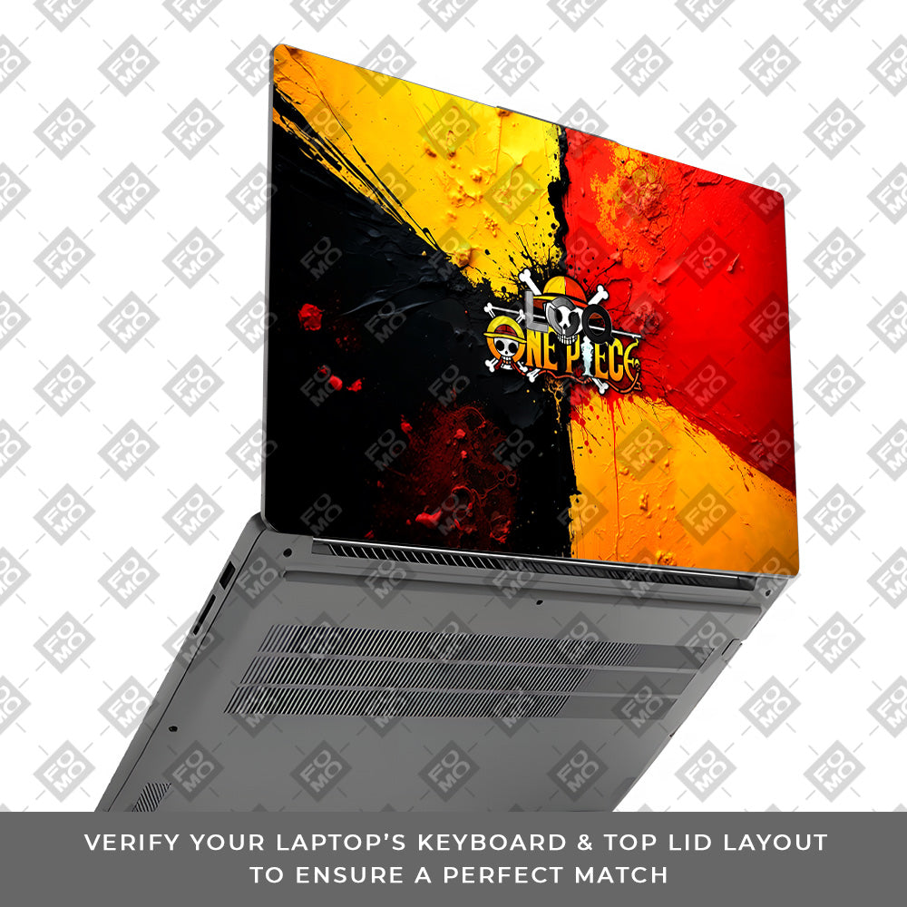 One Piece Paint Splash Lenovo LOQ Essential 15IAX9E Laptop Skin