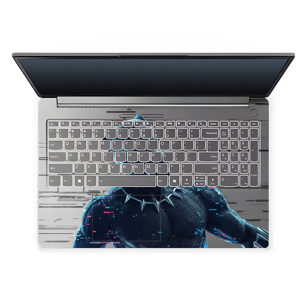 Transparent Glitchborne Panther Lenovo LOQ Essential 15IAX9E Laptop Skin