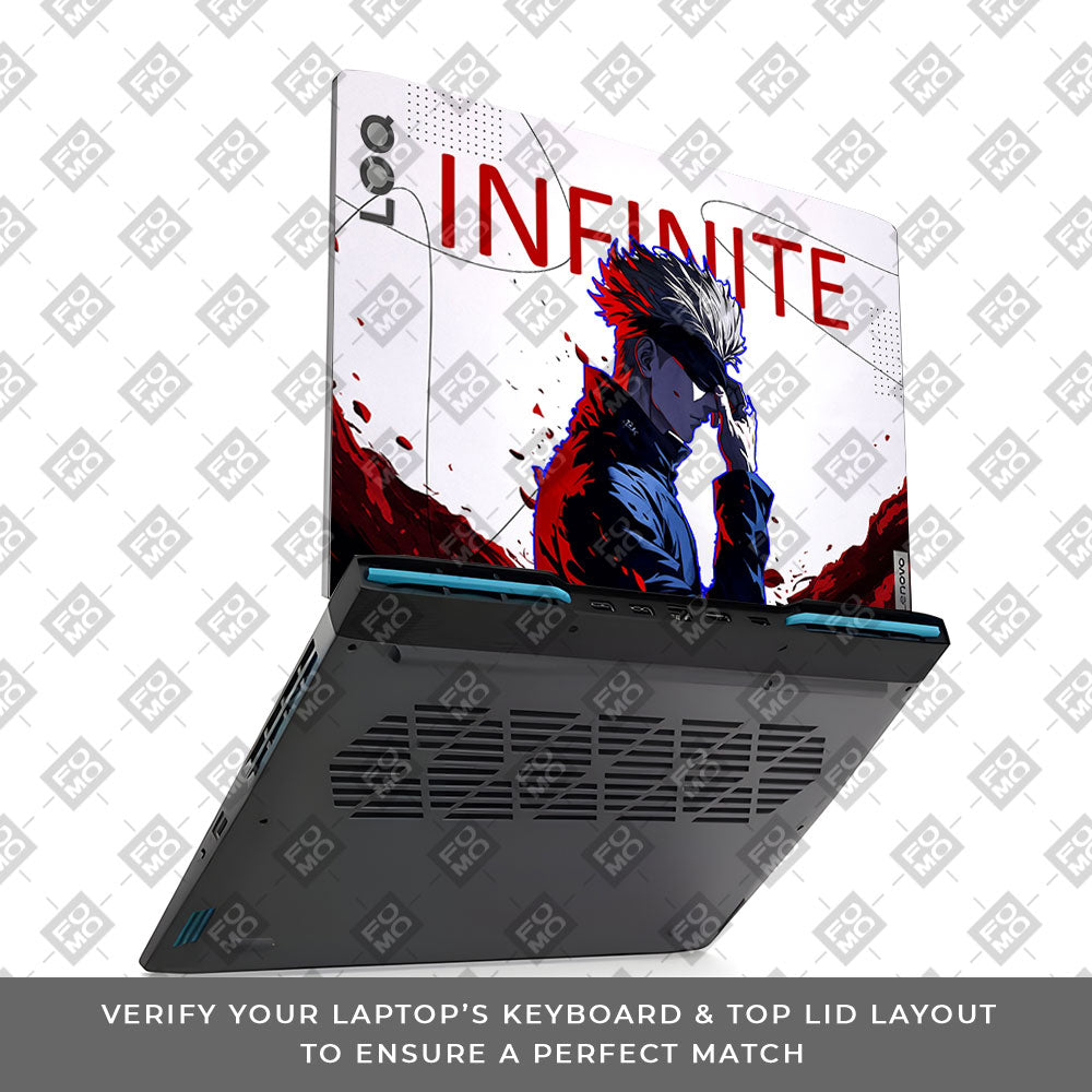 JJK Satoru Gojo Lenovo LOQ 2023 15IRH8, 15APH8 Laptop Skin