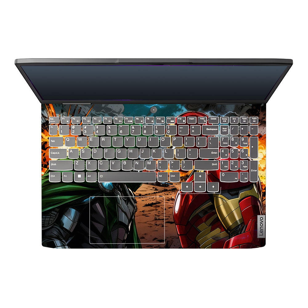 Iron Man vs Doom Lenovo LOQ 2023 15IRH8, 15APH8 3D Laptop Skin