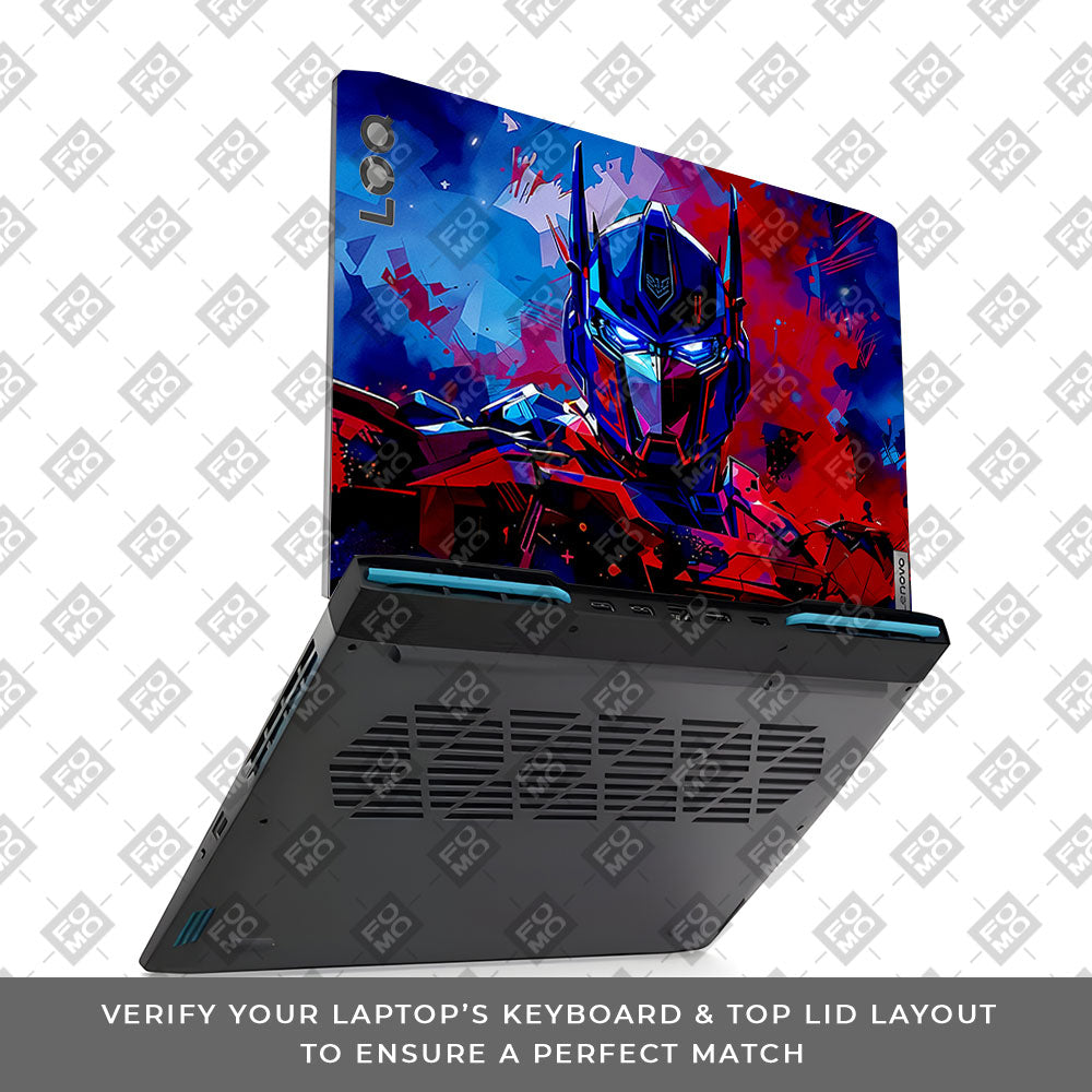 Optimus Prime Transformer Lenovo LOQ 2023 15IRH8, 15APH8 Laptop Skin