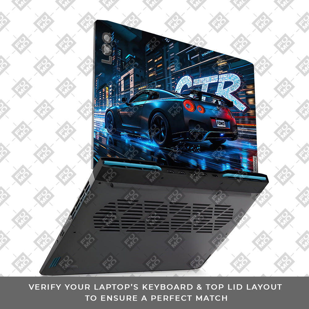 Neon GTR Nights Lenovo LOQ 2023 15IRH8, 15APH8  Laptop Skin
