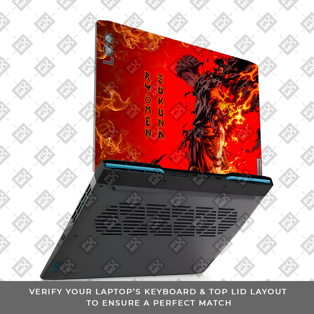 Ryomen Sukuna Lord of Curses Lenovo LOQ 2023 15IRH8, 15APH8 Laptop Skin