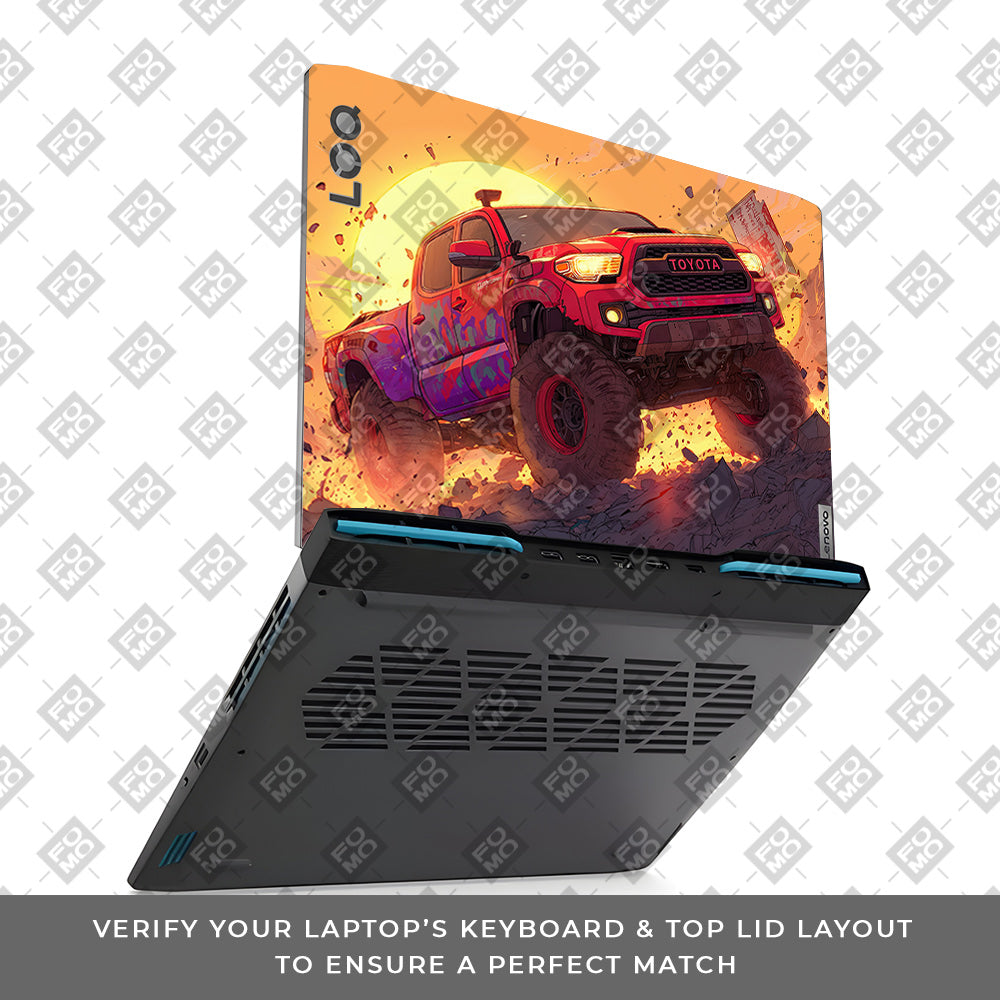 Toyota Off Road Beast Lenovo LOQ 2023 15IRH8, 15APH8 Laptop Skin