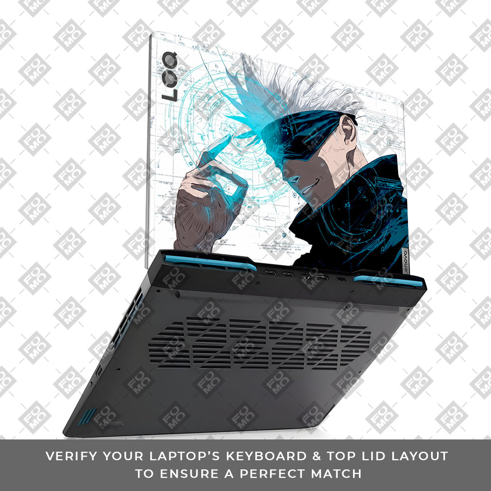 Gojo Satoru Power Lenovo LOQ 2023 15IRH8, 15APH8 Laptop Skin