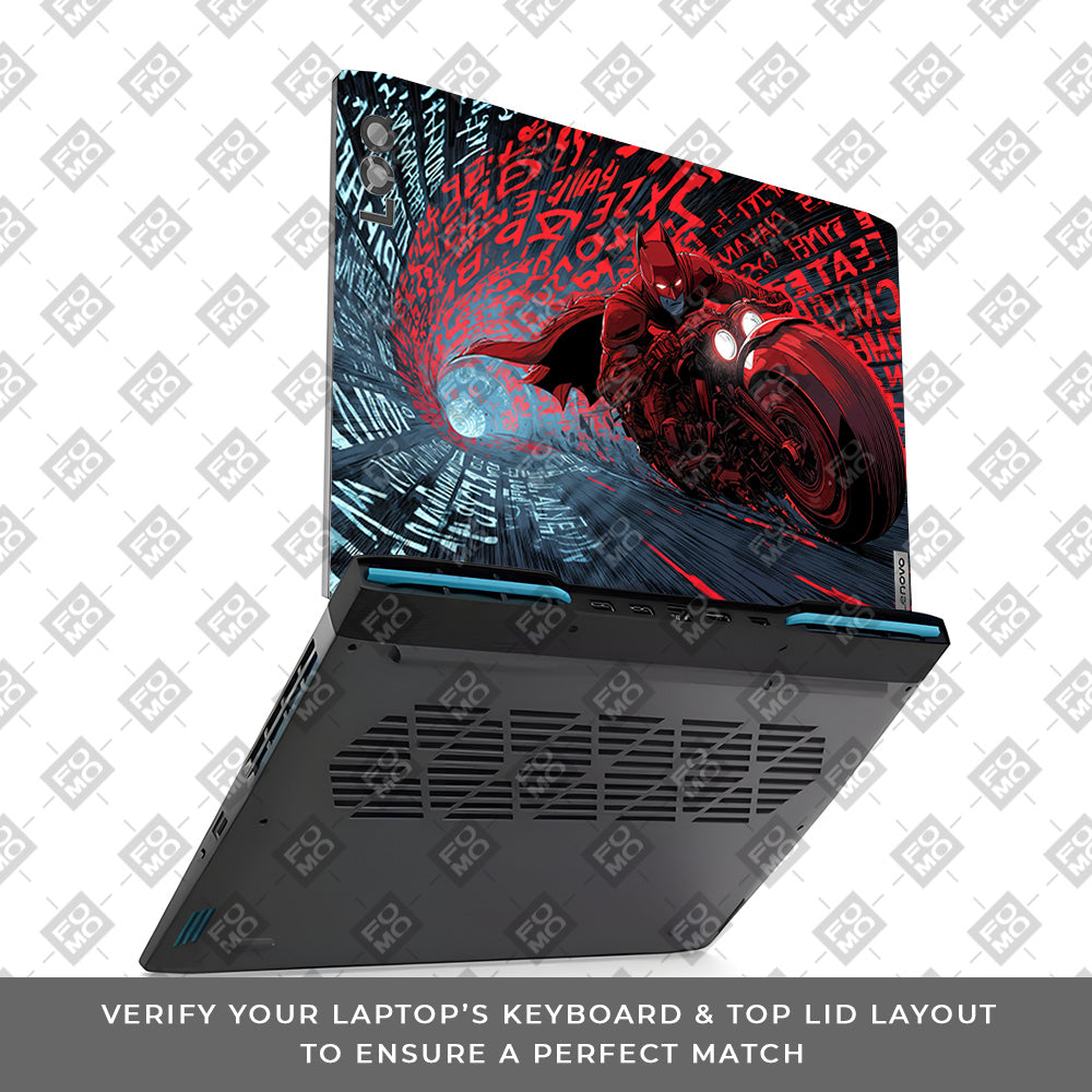 Dark Knight Overdrive Lenovo LOQ 2023 15IRH8, 15APH8 3D Laptop Skin