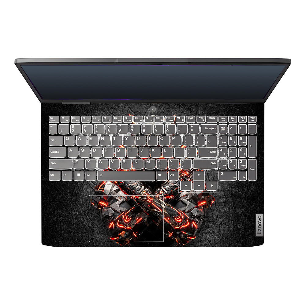 Black Panther Glowing Fury Lenovo LOQ 2023 15IRH8, 15APH8 Laptop Skin