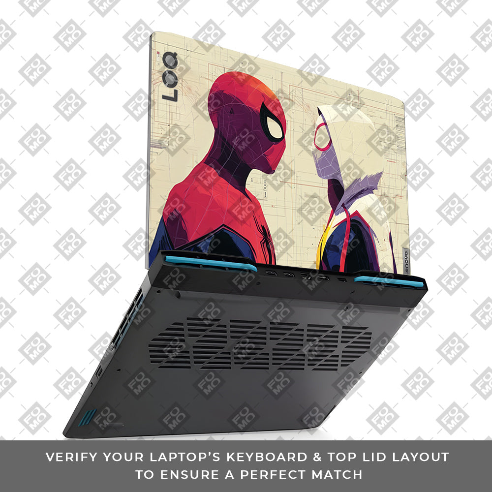 Spider Man X Spider Gwen Lenovo LOQ 2023 15IRH8, 15APH8 Laptop Skin