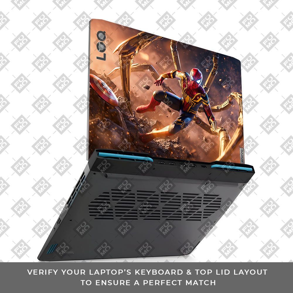 Spider Man Mech Arms Lenovo LOQ 2023 15IRH8, 15APH8 Laptop Skin