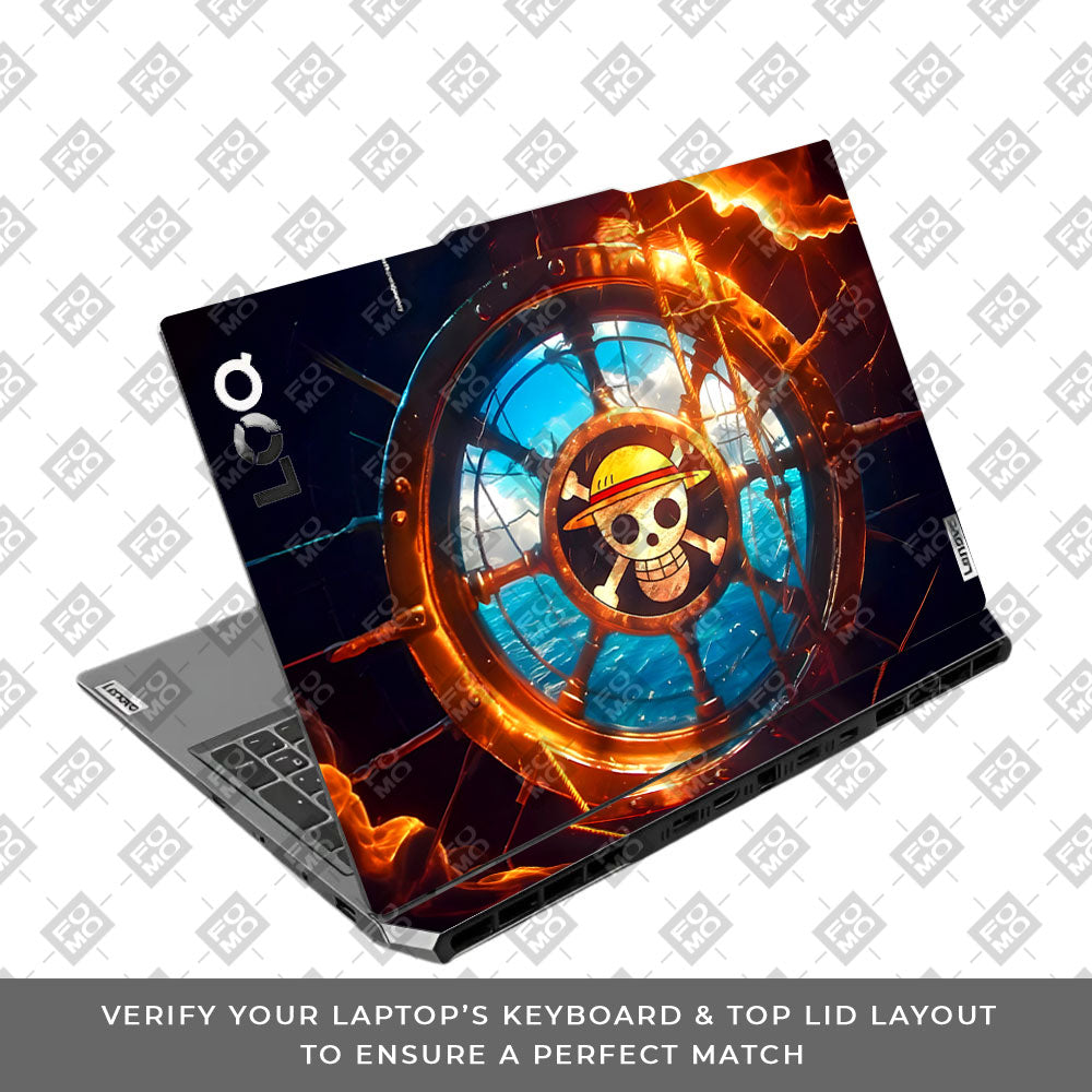 Straw Hat Pirates Emblem Lenovo LOQ 2024, 2025 Laptop Skin