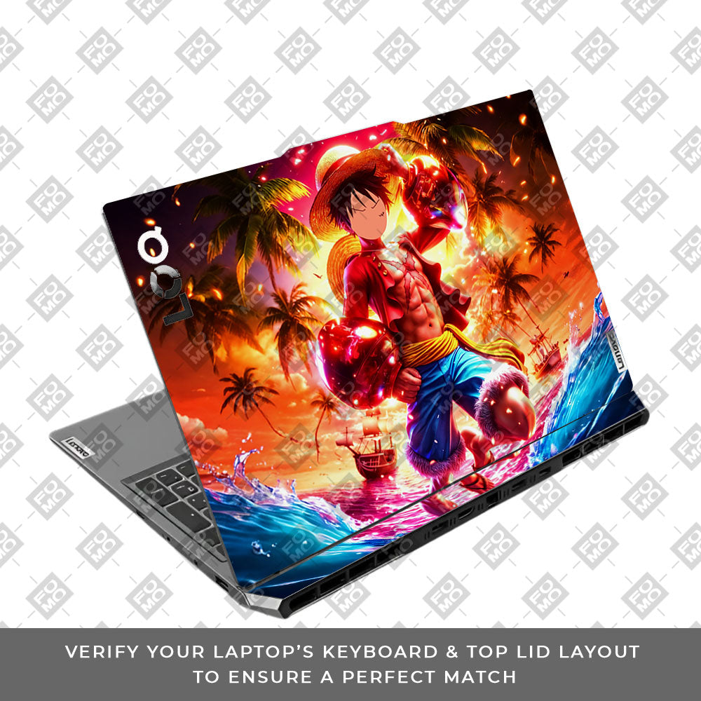 Luffy's Radiant Will Lenovo LOQ 2024, 2025 Laptop Skin