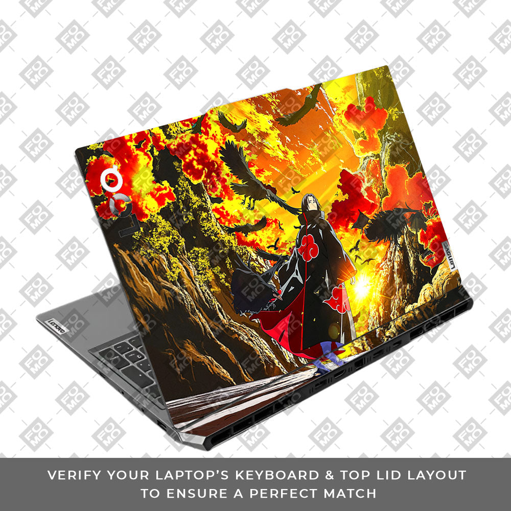 Itachi with Flock of Crows Lenovo LOQ 2024, 2025 Laptop Skin