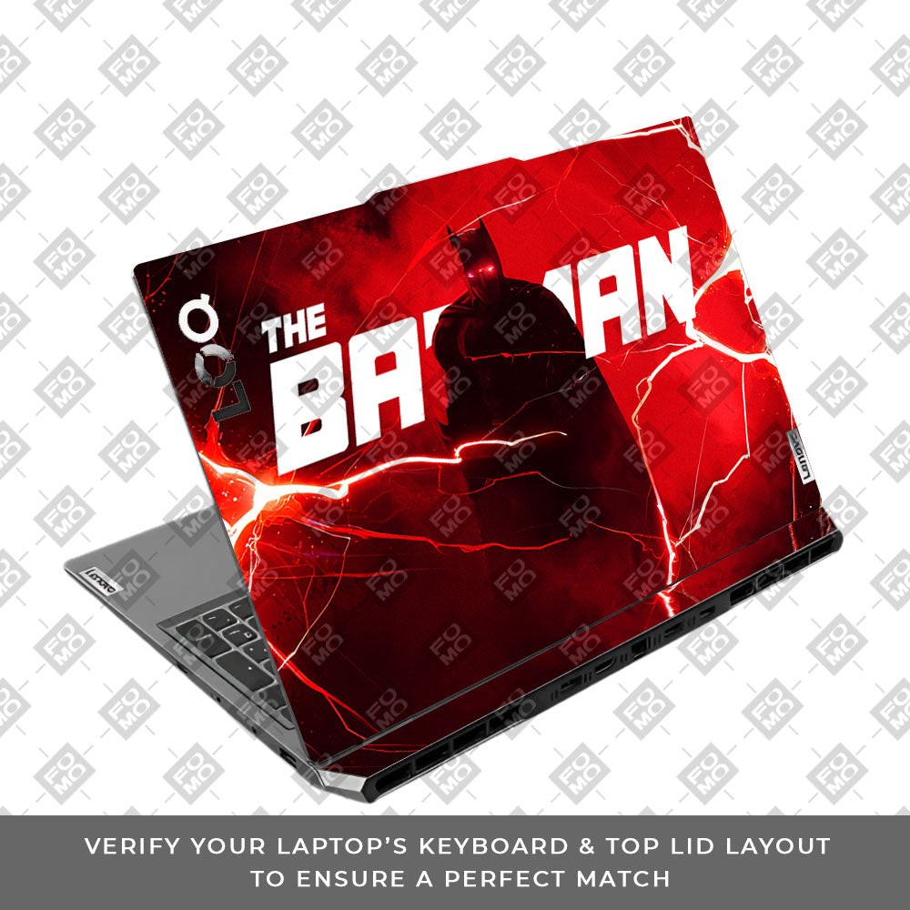 Red Rage Batman Lenovo LOQ 2024, 2025 3D Laptop Skin