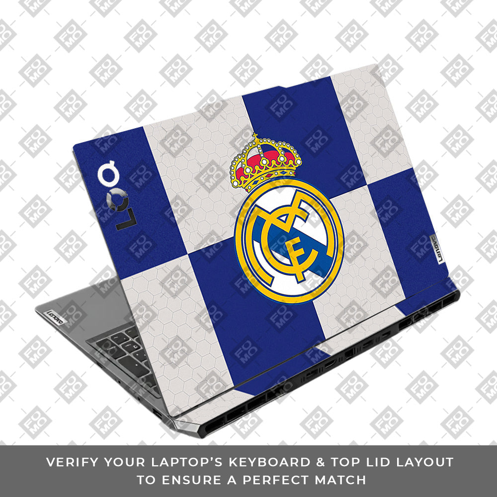 Royal Reign Real Madrid Glory Lenovo LOQ 2024, 2025 Laptop Skin