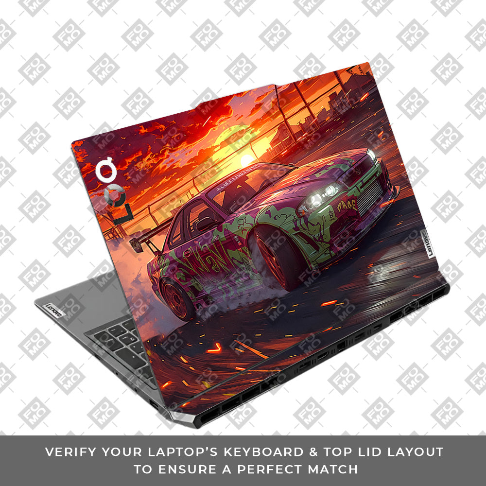 Tokyo Drift Vibes Lenovo LOQ 2024, 2025 Laptop Skin