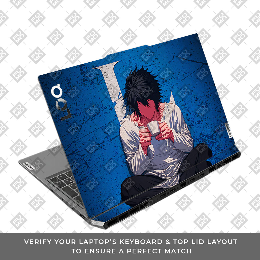 Death Note L Lawliet Lenovo LOQ 2024, 2025 Laptop Skin