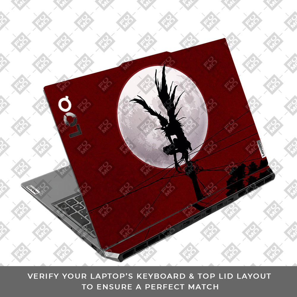 Death Note Ryuk Shinigami Lenovo LOQ 2024, 2025 Laptop Skin
