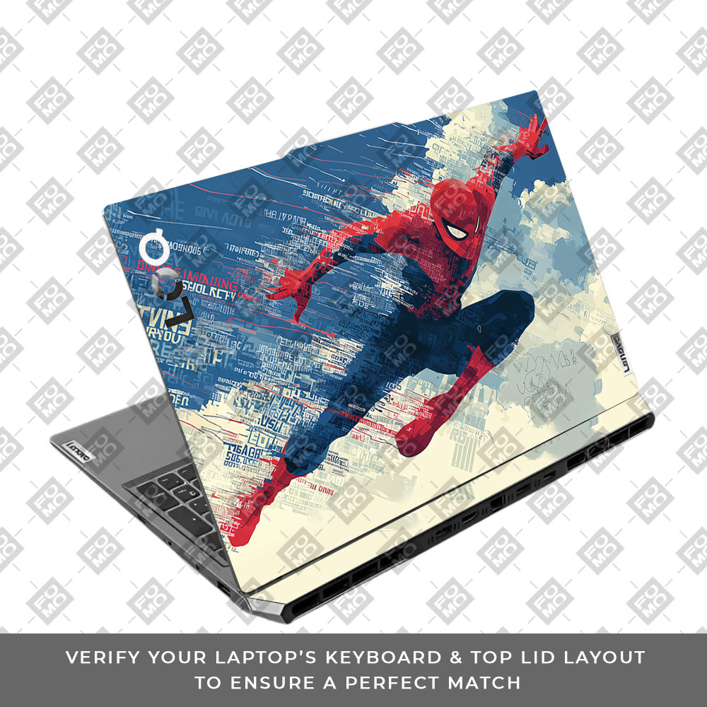 Spiderman Velocity Lenovo LOQ 2024, 2025 Laptop Skin
