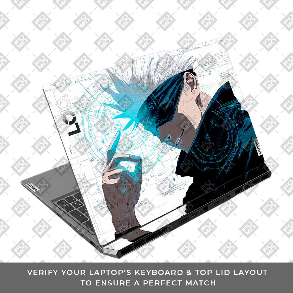 Gojo Satoru Power Lenovo LOQ 2024, 2025 Laptop Skin