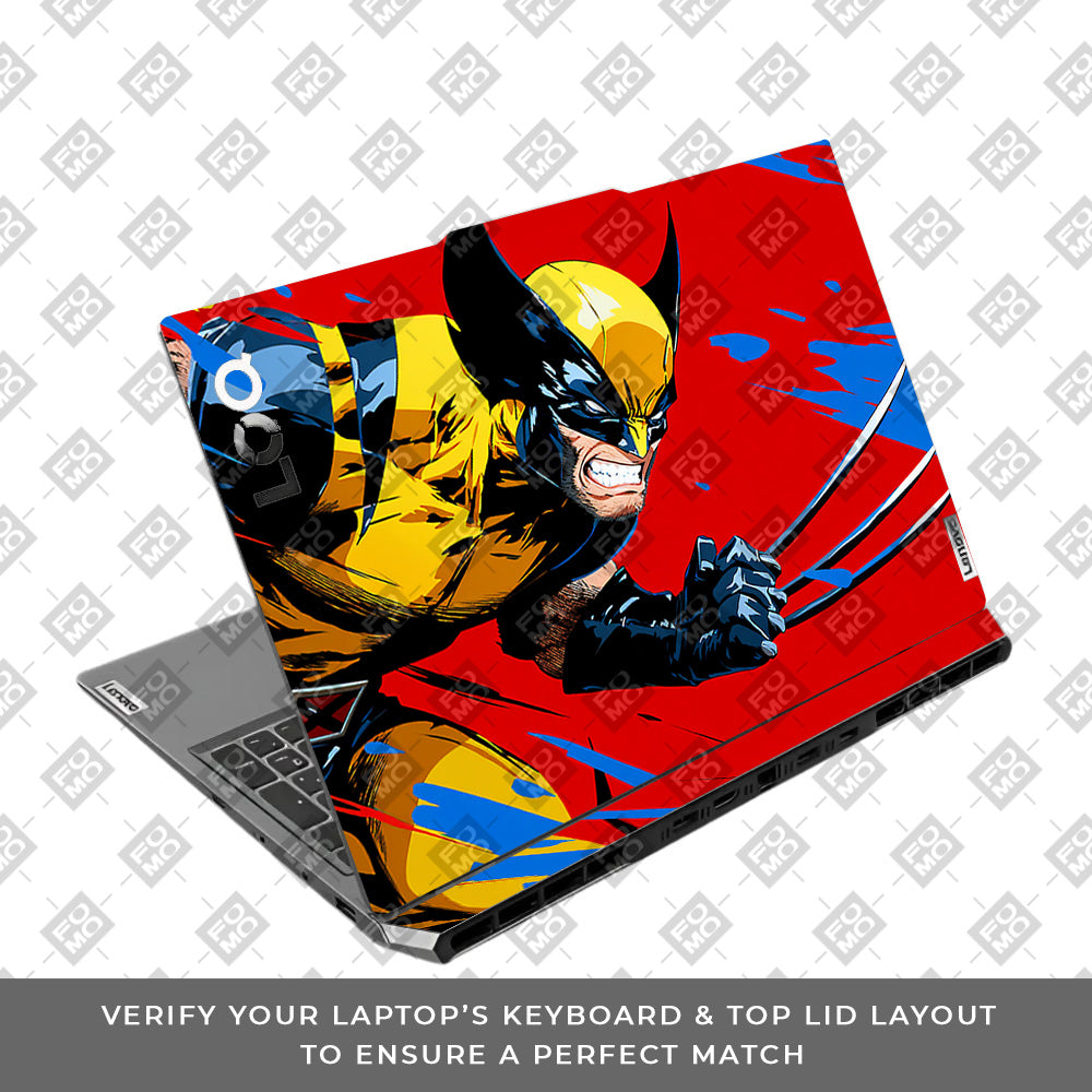 Adamantium Rage Lenovo LOQ 2024, 2025 Laptop Skin