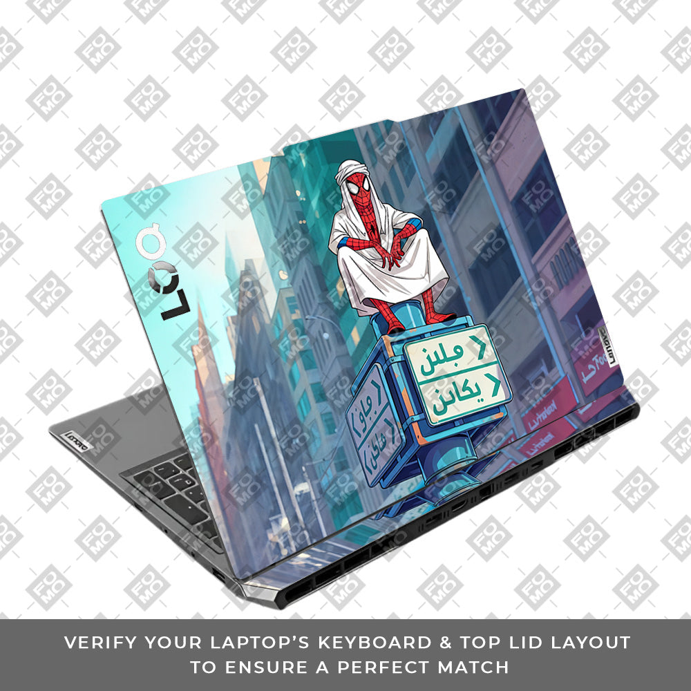 Arabian Spider Man Lenovo LOQ 2024, 2025 Laptop Skin