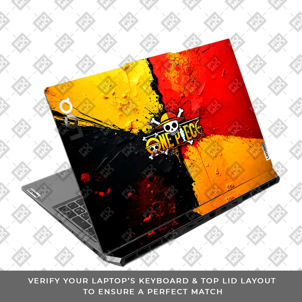 One Piece Paint Splash Lenovo LOQ 2024, 2025 Laptop Skin
