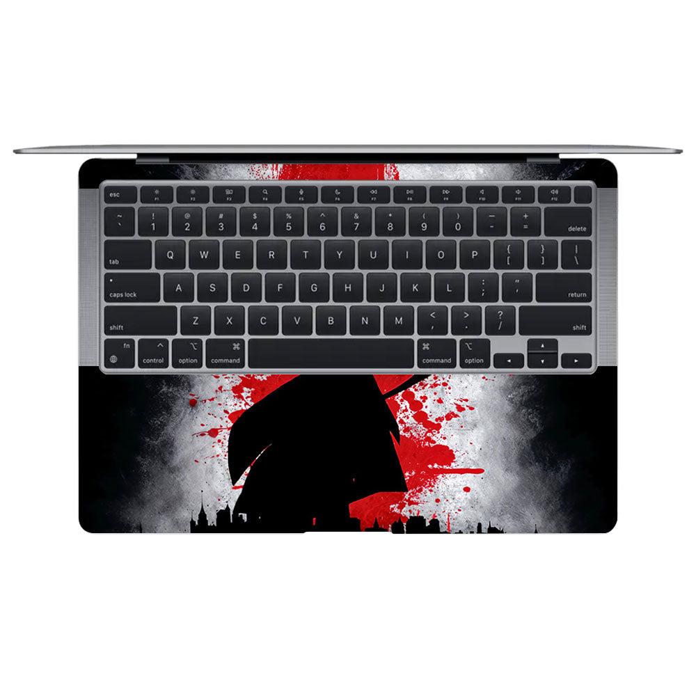 Loki Silhouette Red Strike MacBook Air 13 Intel 2020 Laptop Skin