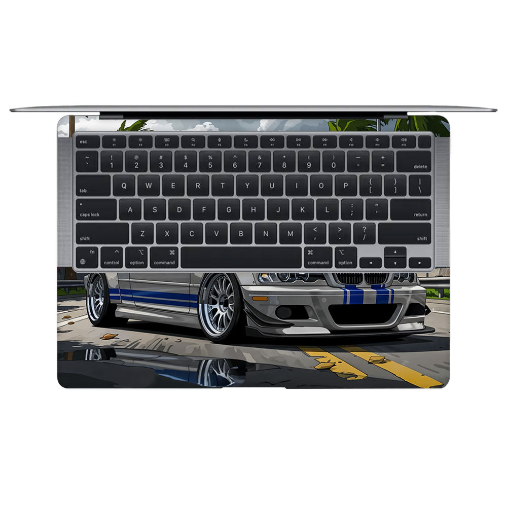 Street Icon BMW E46 Drift Legend MacBook Air 13 Intel 2020 Laptop Skin