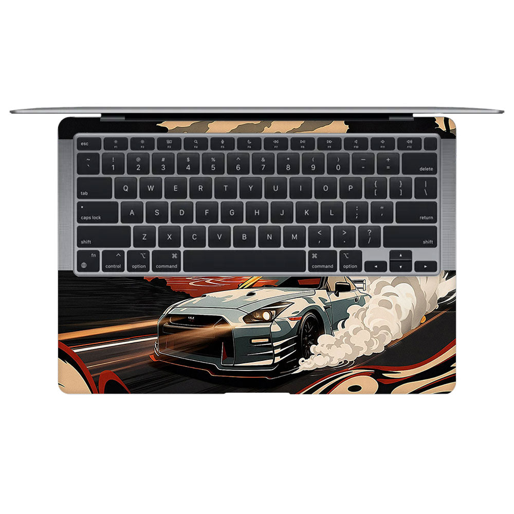 Samurai Rising Sun GTR MacBook Air 13 Intel 2020 Laptop Skin
