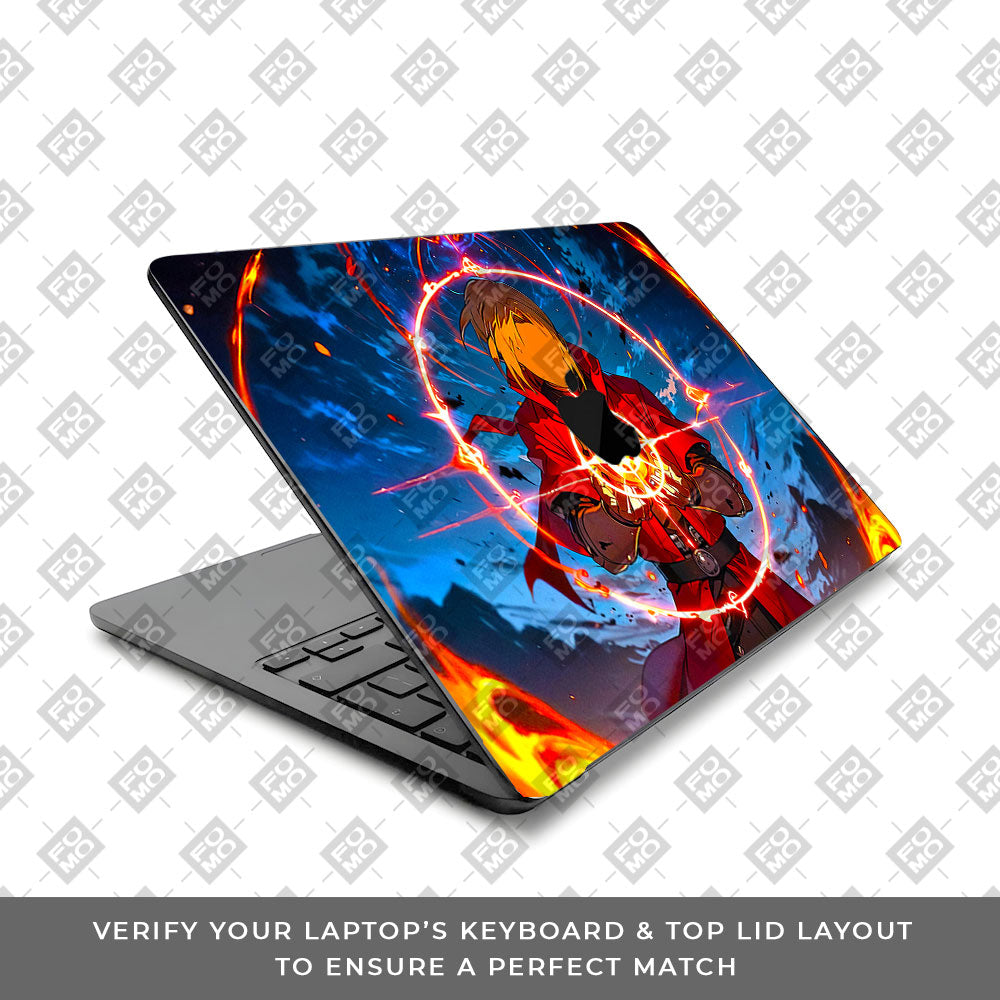 Edward Elric Fullmetal Alchemist MacBook Air 13 Intel 2020 Laptop Skin