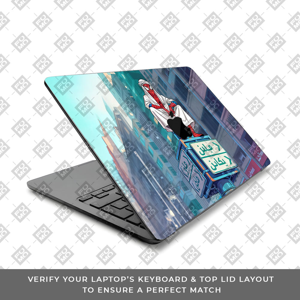 Arabian Spider Man MacBook Air 13 M4 2025 Laptop Skin