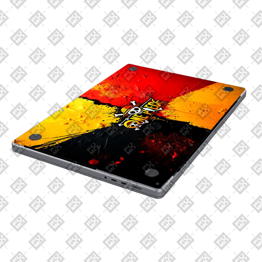 One Piece Paint Splash MacBook Air 13 M3 2024 Laptop Skin