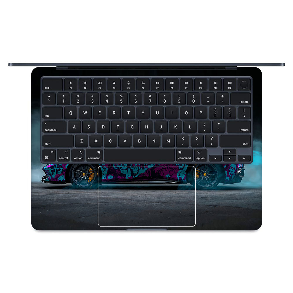 Psycho Drive Ferrari 488 MacBook Air 13 M2 2022 Laptop Skin