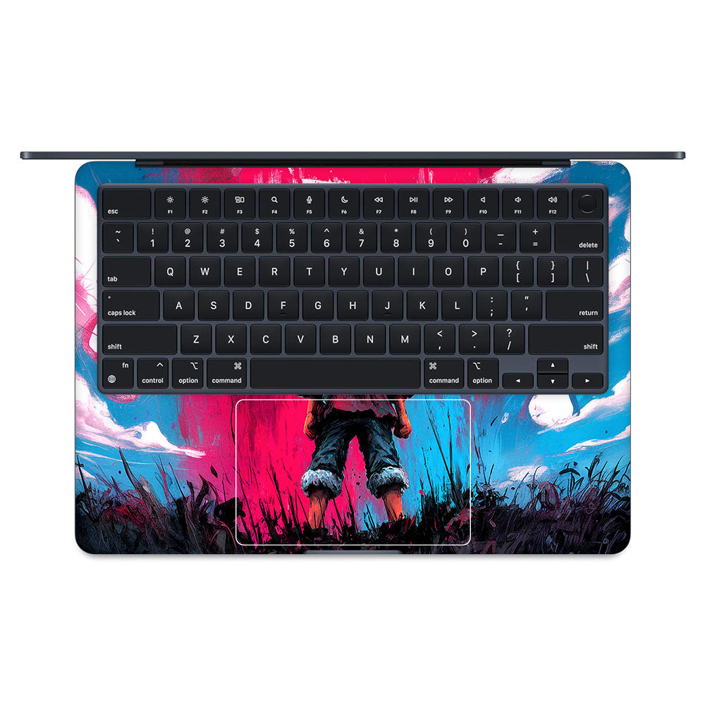 Straw Hat Graffiti One Piece MacBook Air 13 M4 2025 Laptop Skin